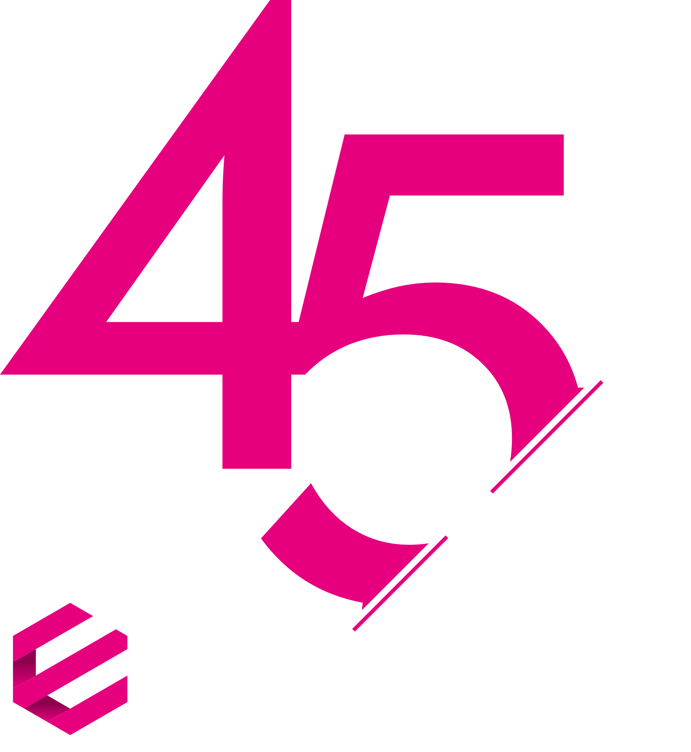 Logotipo Engesystems - 45 Anos
